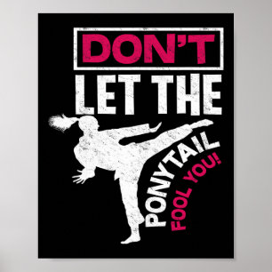 Lass dir nicht den Ponyschwanzduft - Cooler Fun Ka Poster