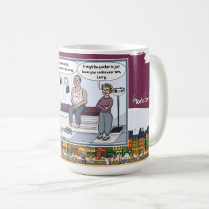 Lass einfach deine Unterwäsche Klassiker zur Gen Kaffeetasse