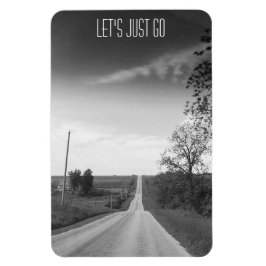 Lass einfach los, inspirierendes Zitat-Magnet Magnet