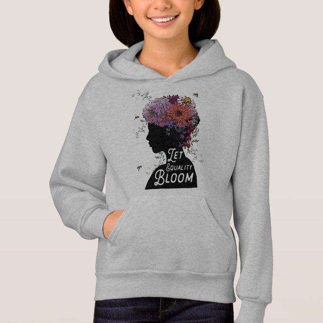 Lass Equality Bloom - Kids Hoodie (Vorderseite)