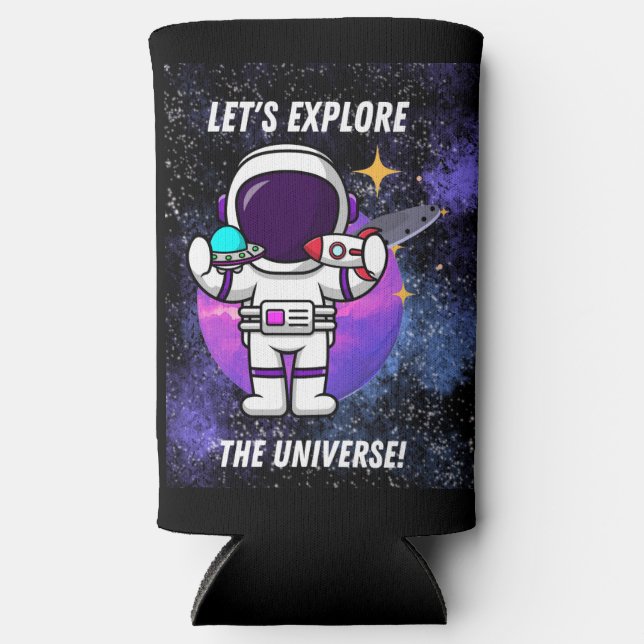 lass erforscht das Universum Selters Dosenkühler (Vorderseite)