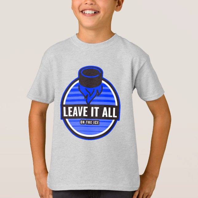 Lass es alles auf dem Eis T-Shirt (Vorderseite)