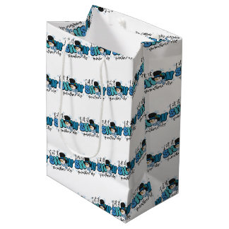 Lass es anderswo schneien Schneemann Mittlere Geschenktüte