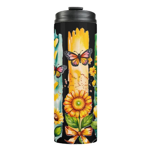 Lass es Biene sein Thermosbecher (Vorderseite)