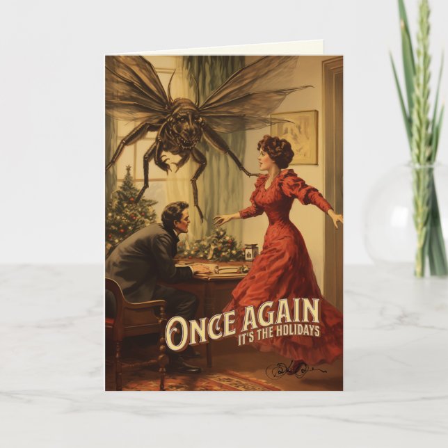 Lass es dir nicht. feiertagskarte (Vorderseite)