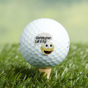 LASS ES FLIEGEN! Sprichwort Golfball