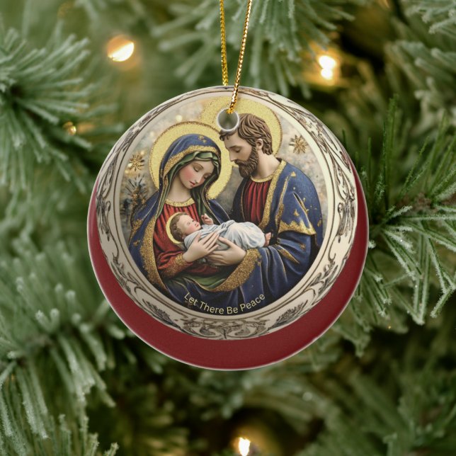 Lass Es gibt Peace Nativity Weihnachtsschmuck (Baum)