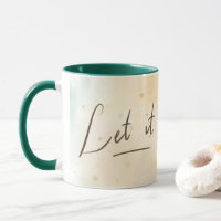 Lass es Go Tasse | Farblich und unscharf | BLUME