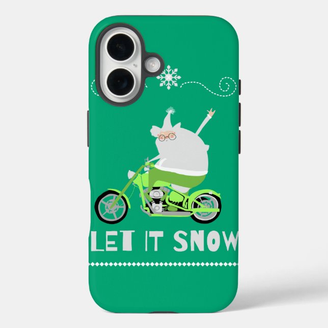 lass es grün schneien Case-Mate iPhone hülle (Rückseite)
