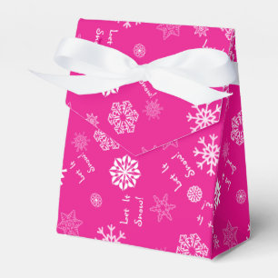 Lass es heißen rosa erscheinen geschenkschachtel