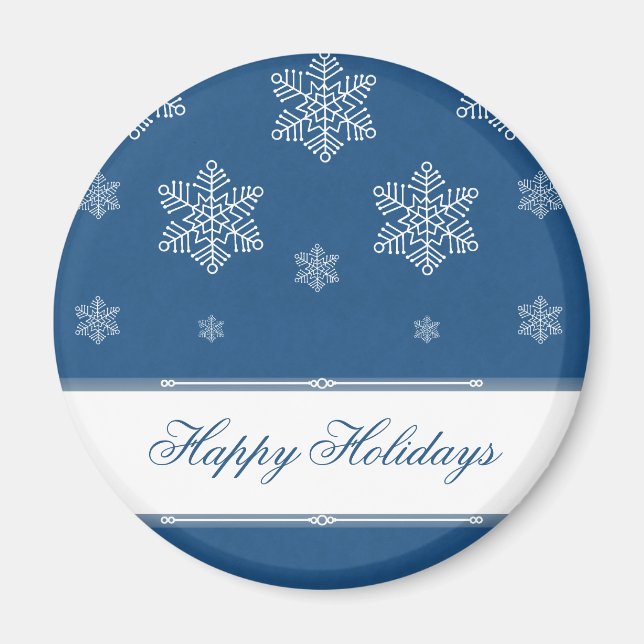 Lass es Holiday Magnet, Royal Blue Magnet (Vorne)
