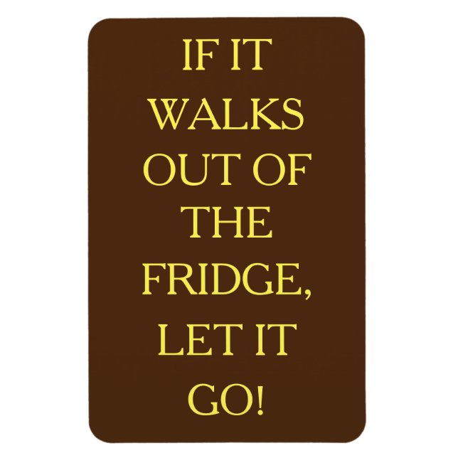 Lass es los! Flexibler Fotomagnet Magnet (Vertikal)