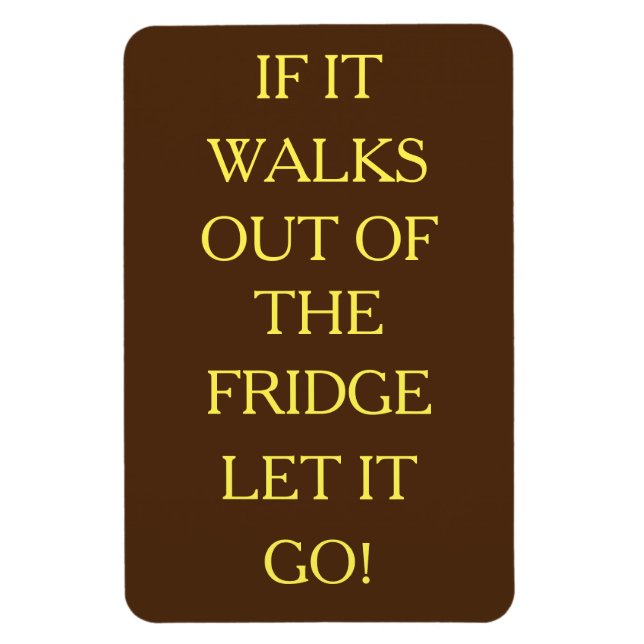 Lass es los! Flexibler Fotomagnet Magnet (Vertikal)