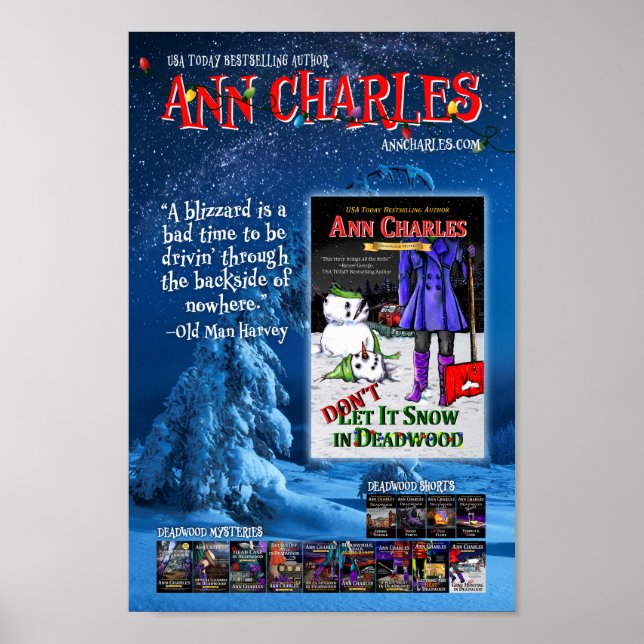 Lass es nicht im Deadwood-Poster Ann Charles schwi Poster (Vorne)