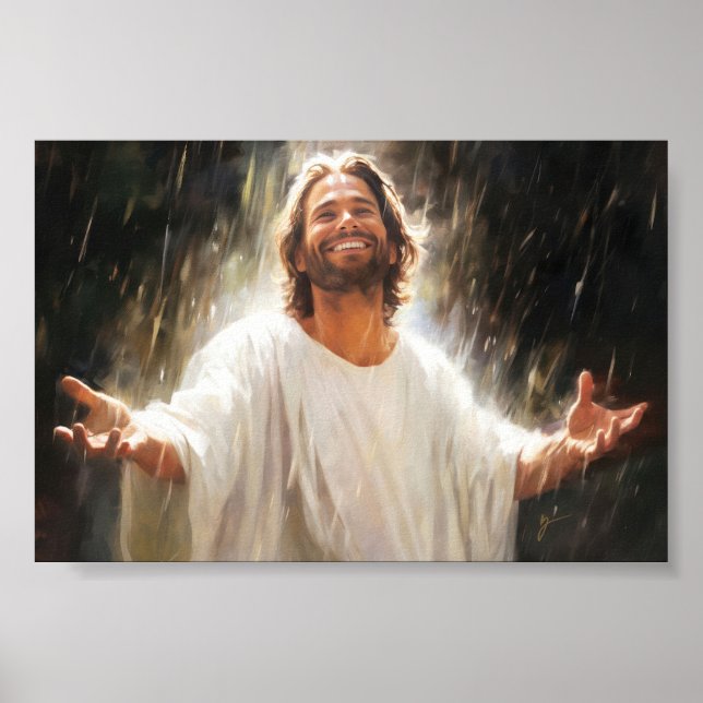 Lass es regnet poster (Vorne)