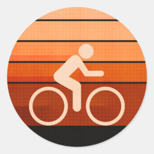 Lass es Roll Runder Aufkleber