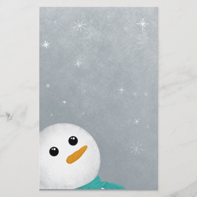 Lass es Schnee Snowman (Vorderseite)