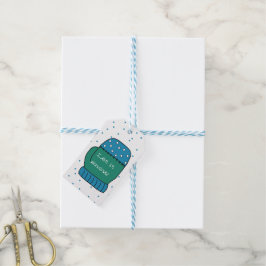 Lass es Schnee Weihnachtsgeschenke Tags Geschenkanhänger