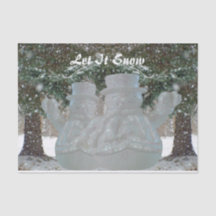 Lass es Schneemänner schneien