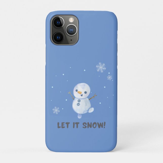 Lass es Schneeschuhfahrer Case-Mate iPhone Hülle (Rückseite)