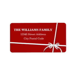 Lass es schneien adressaufkleber