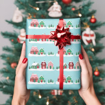 Lass-es-schneien-Christmas-Village-Geschenkpapier
