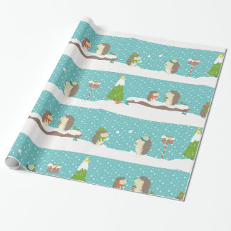 Lass es schneien geschenkpapier