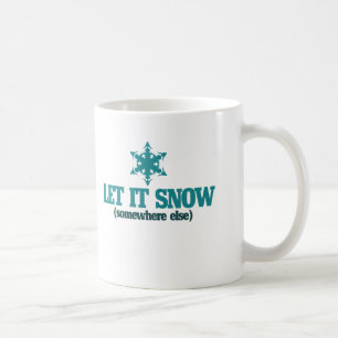 Lass es schneien tasse