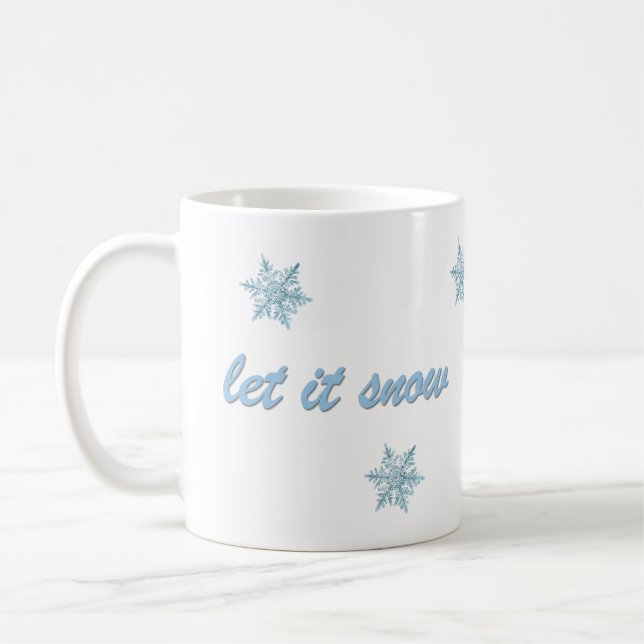 Laß-es-Schneien-Tasse Kaffeetasse (Links)