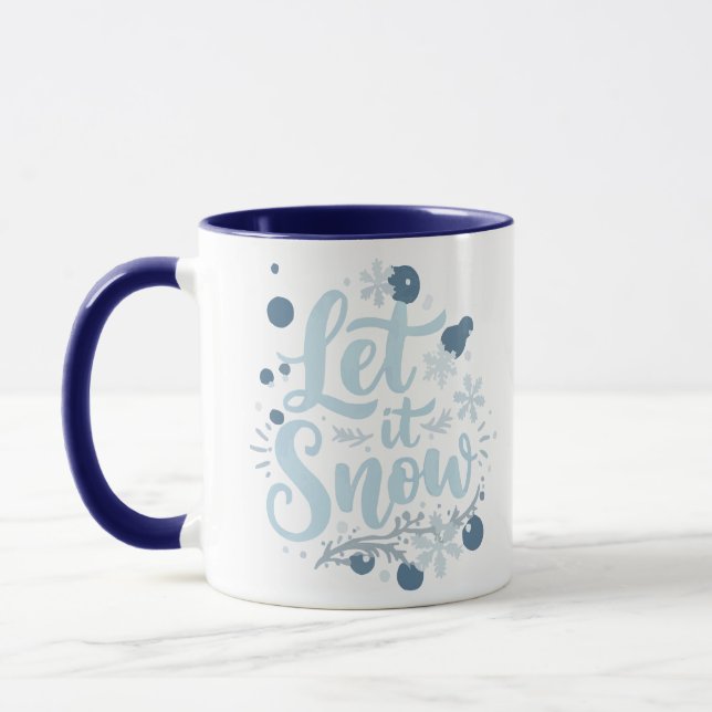 Lass-es-Schneien-Tasse Tasse (Links)