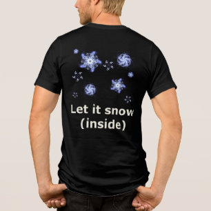 Lass es schneien Tri-Blend shirt