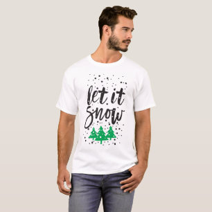 Lass es schneien: Weihnachts-T-Shirts zum Matching T-Shirt