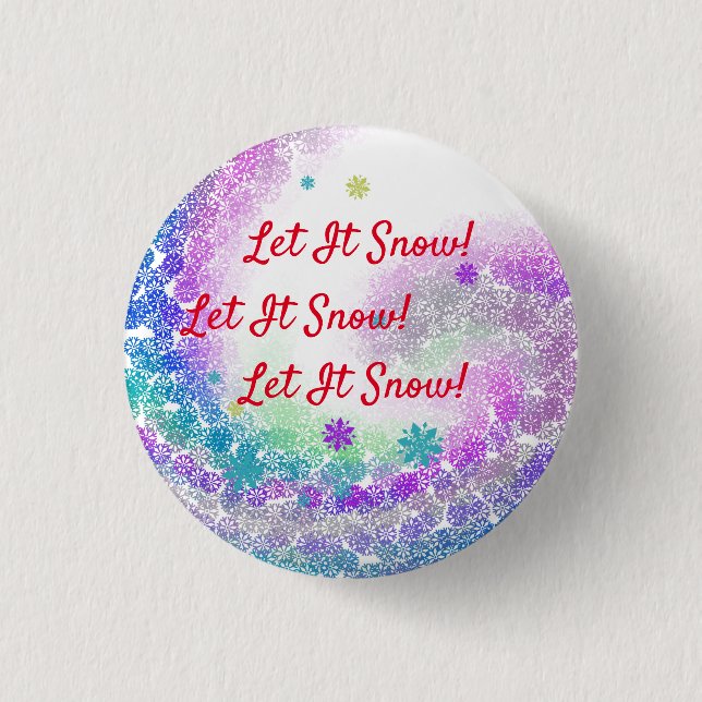 Lass es schneit! button (Vorderseite)