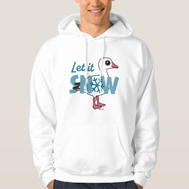 Lass es schneit! hoodie (Vorderseite)