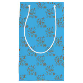 "Lass es schneit!" Kleine Geschenktüte