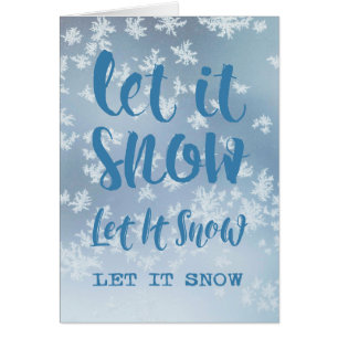 Lass es schneit, lass es schnee, lass es schnee!