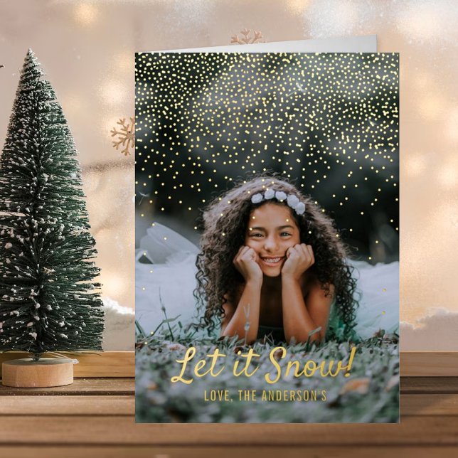 Lass es schneit! Modernes Foto Weihnachten (Von Creator hochgeladen)