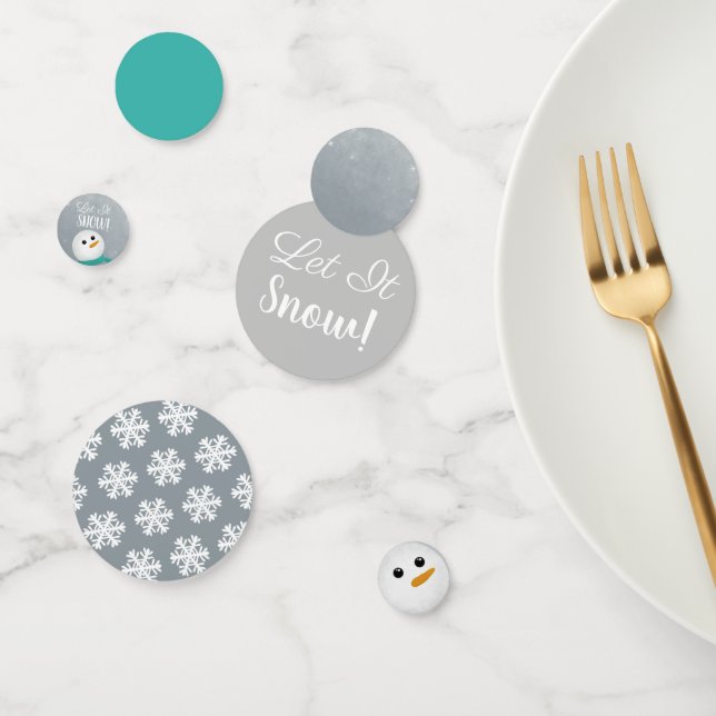 Lass es schneit! Snowman Konfetti (Gruppe)