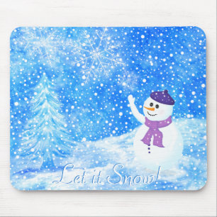 Lass es Snow Mousepad
