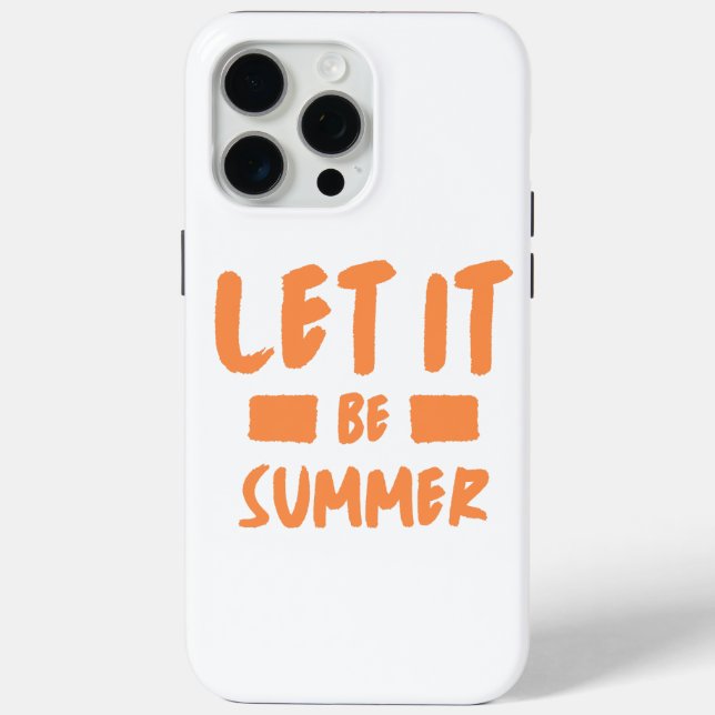 lass es Sommer Case-Mate iPhone Hülle (Rückseite)