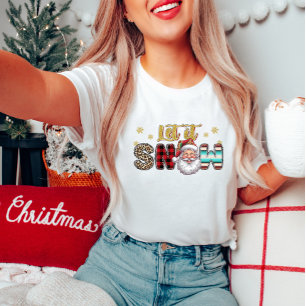 Lass es Weihnachten der Weihnachtsfrauen ersticken T-Shirt