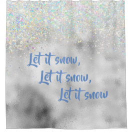 Lass es Weihnachten Duschvorhang