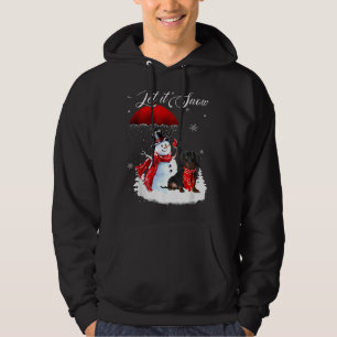 Lass es Weihnachten Shirt Niedliche Dackel und Sch
