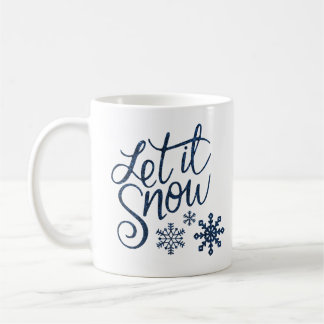 Lass es Weihnachten-Tasse schneien Kaffeetasse
