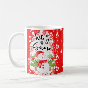 Lass es Weihnachten-Tasse schneien Kaffeetasse