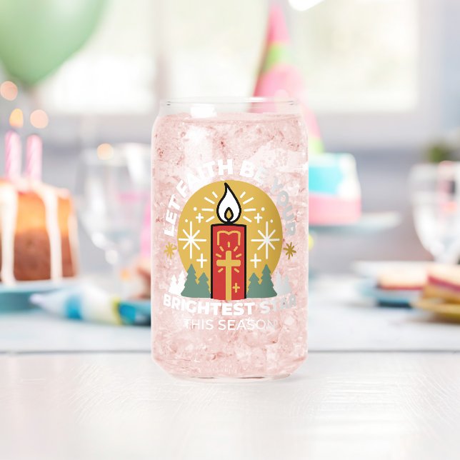 Lass Faith Be Your Brightest Star Candle Art Dosenglas (Insitu (Geburtstag))