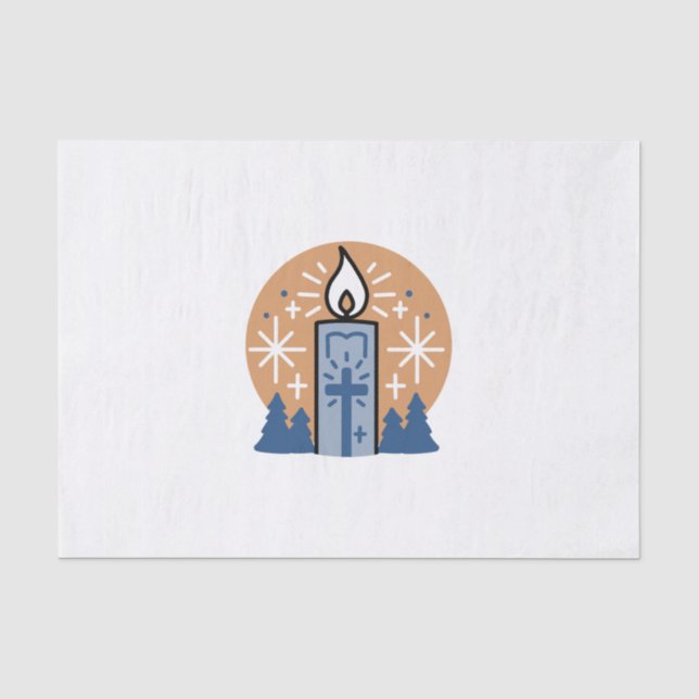 Lass Faith Shine Bright Seidenpapier (Vorderseite)