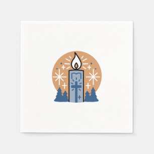 Lass Faith Shine Bright: Winterthema Serviette