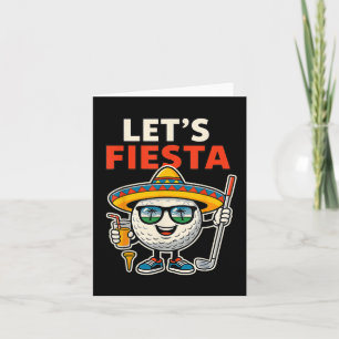 Lass Fiesta Cinco De Mayo Golf Ball Sombrero Golfe Karte