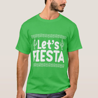 Lass Fiesta Fun Mexican Festival Celebration Party T-Shirt
